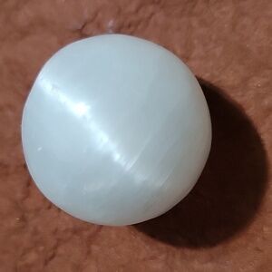 White Selenite Sphere Crystal